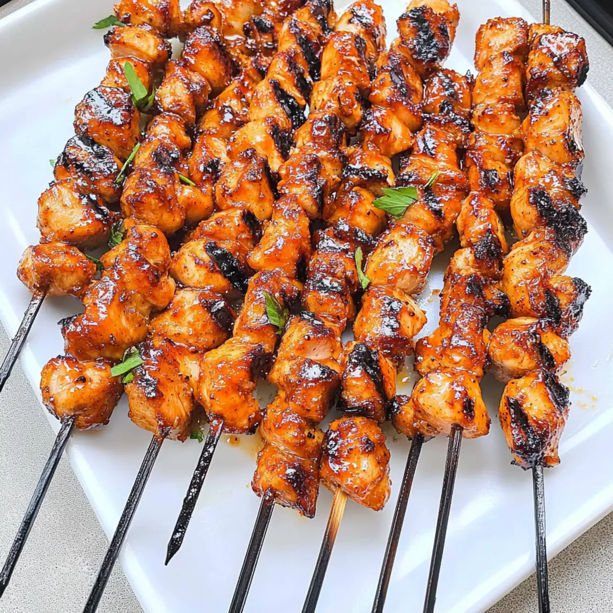 Juicy Chicken Skewers With Sweet Chili Sauce for Grilling Bliss