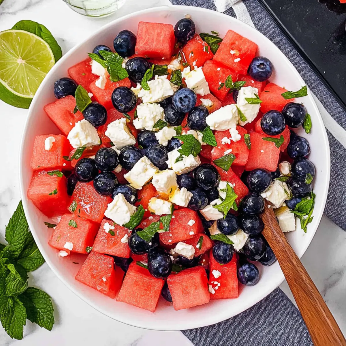 Refreshing Watermelon Feta Salad with a Zesty Twist