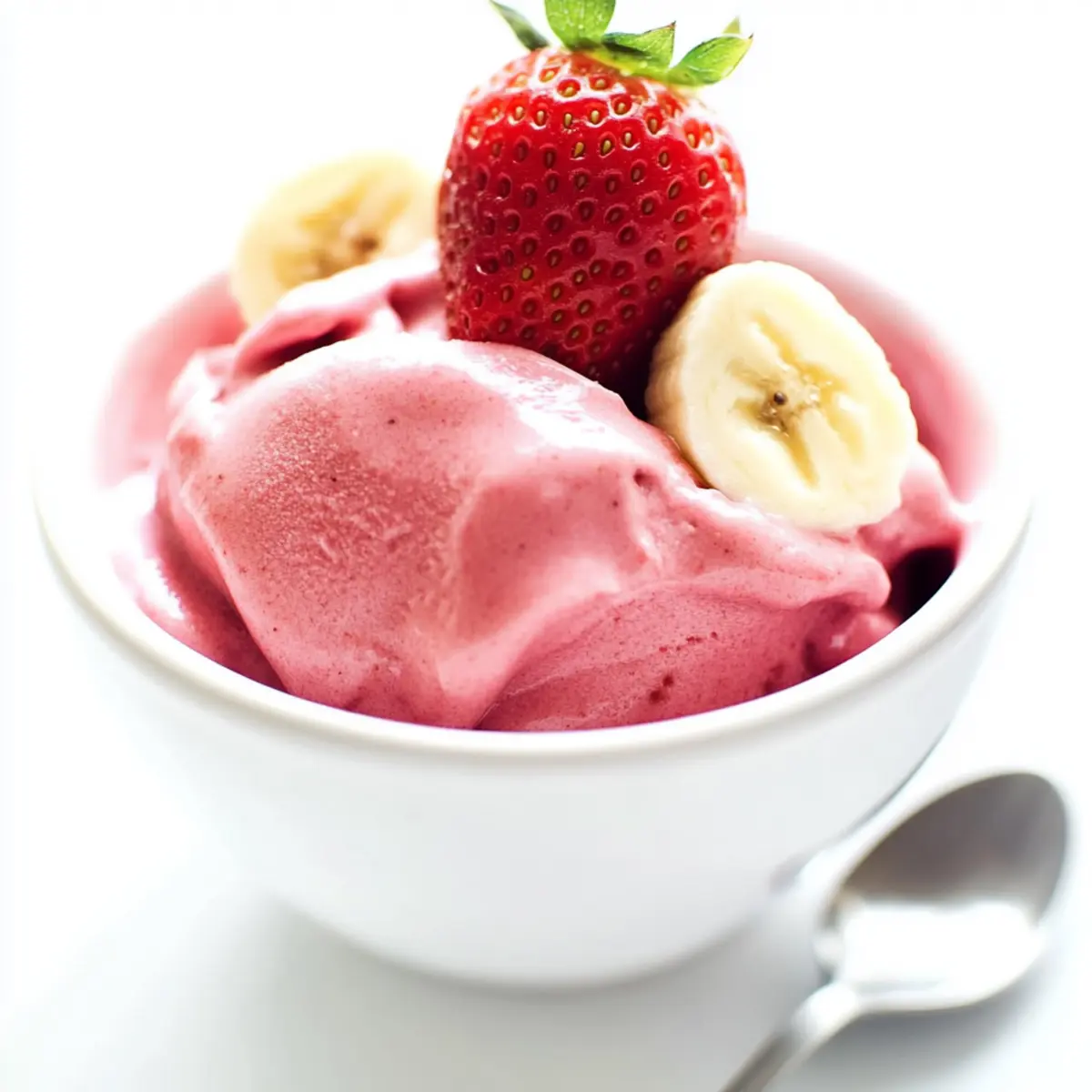 Creamy Strawberry Banana Ice Cream That’s Dairy-Free Delight