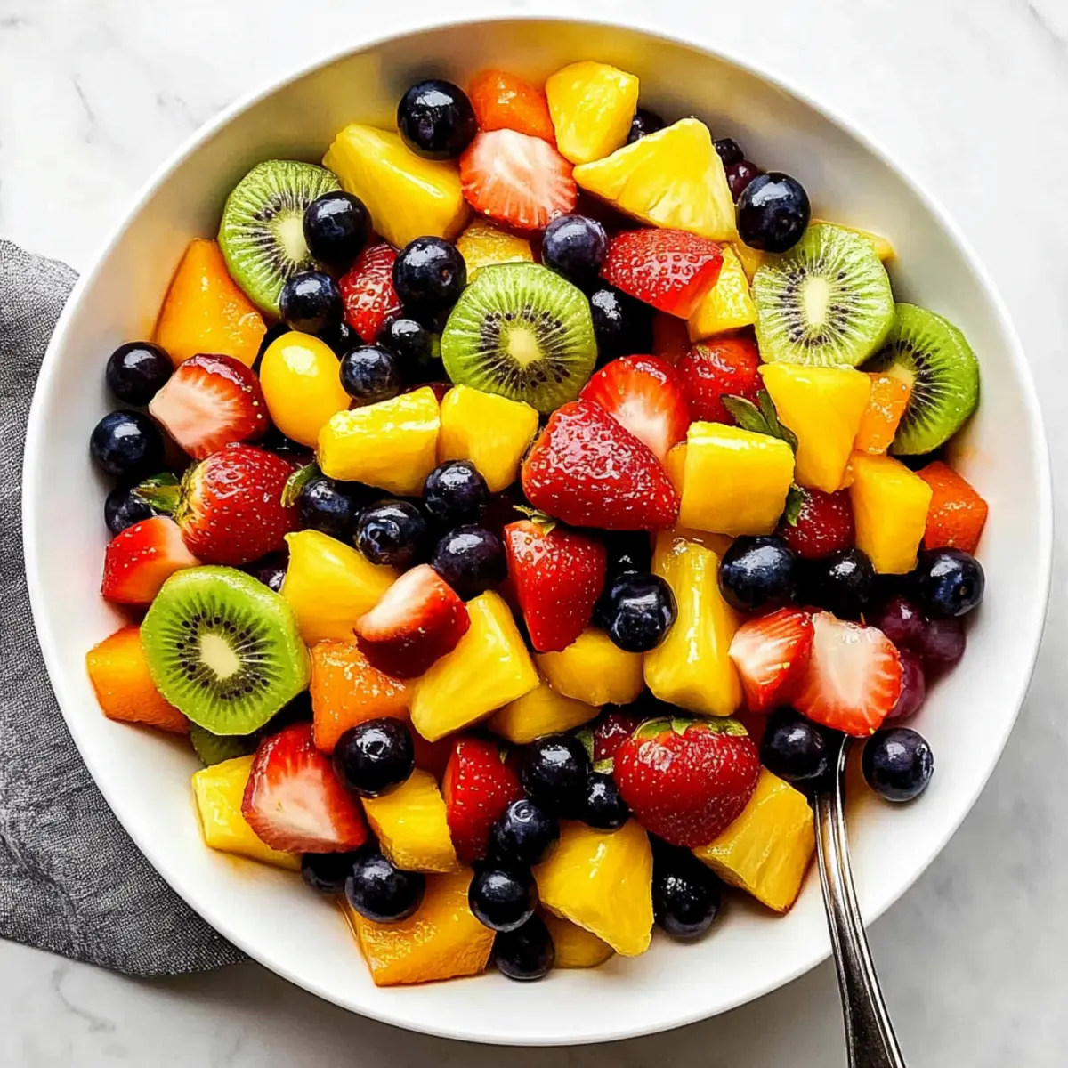 Classic Fruit Salad with Honey Lime Twist for Summer Joy
