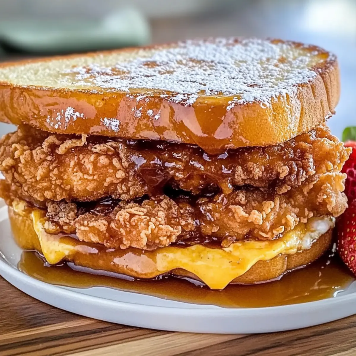 French Toast Fried Chicken Sandwich: Sweet Meets Savory Bliss