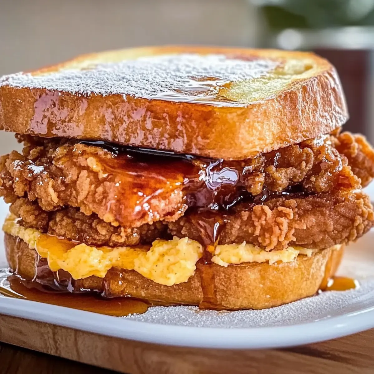 French Toast Fried Chicken Sandwich: Comfort Food Bliss