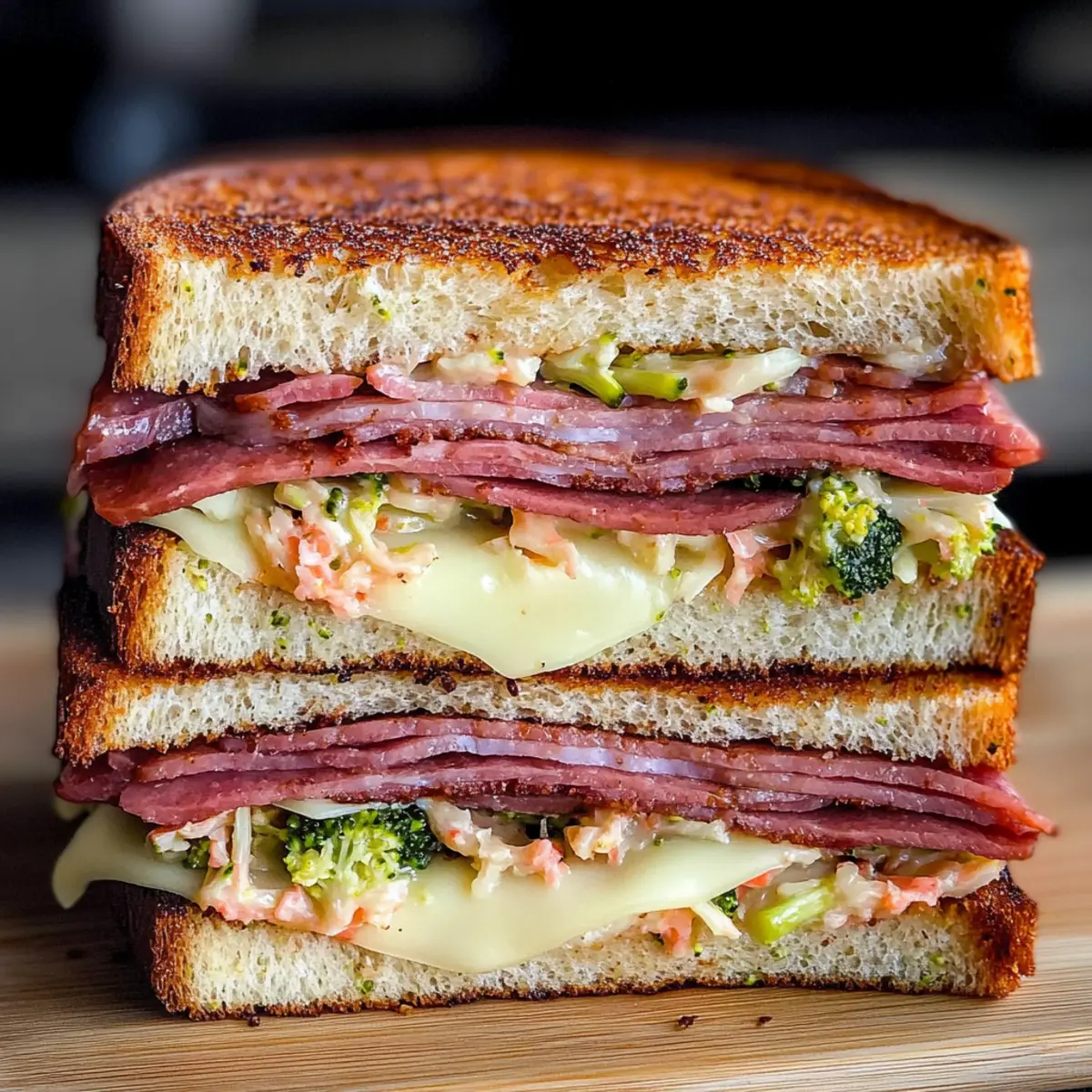 Irresistible Homemade Pastrami Sandwich with Crunchy Slaw