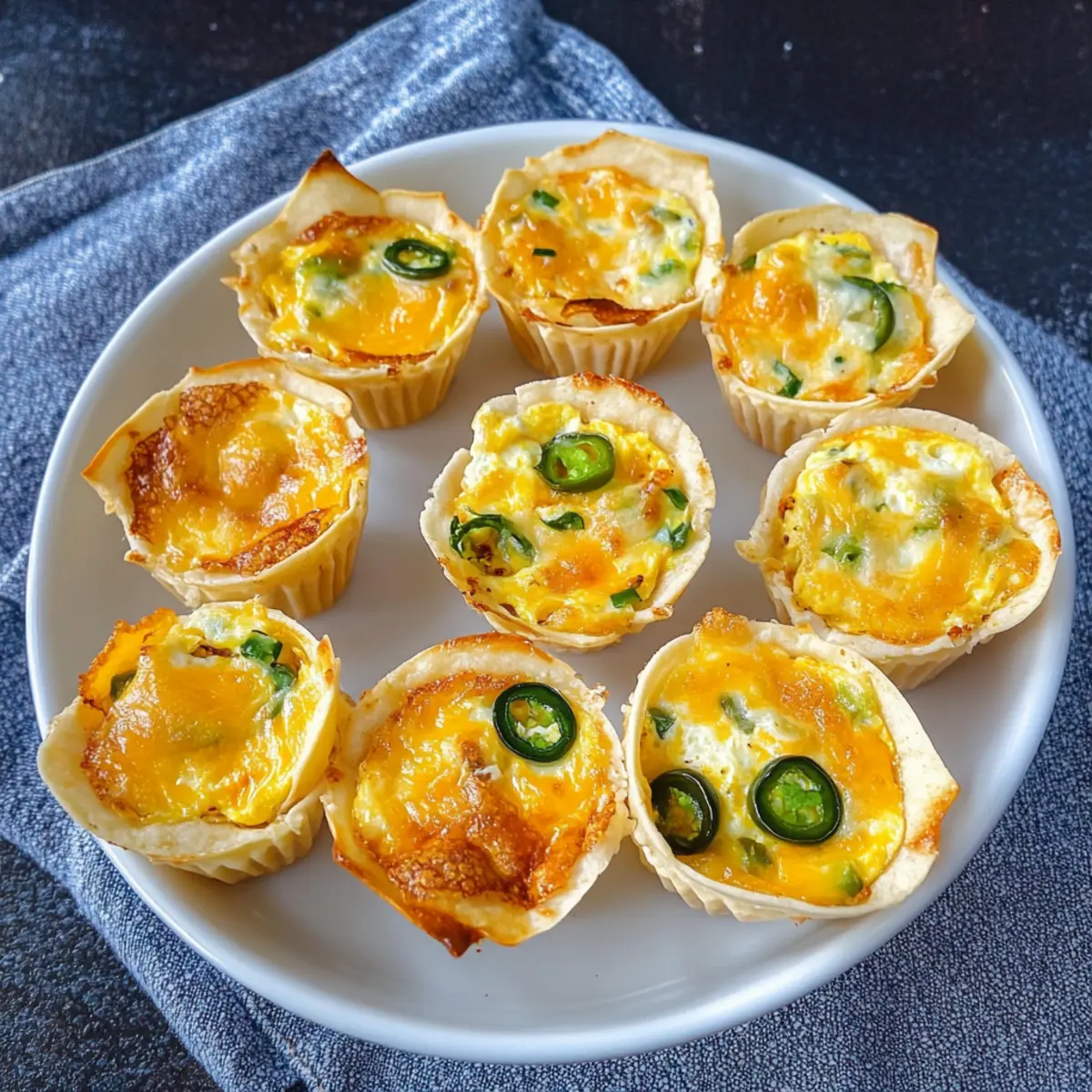 Savory Picnic Idea: Three Cheese Mini Quiches Delight
