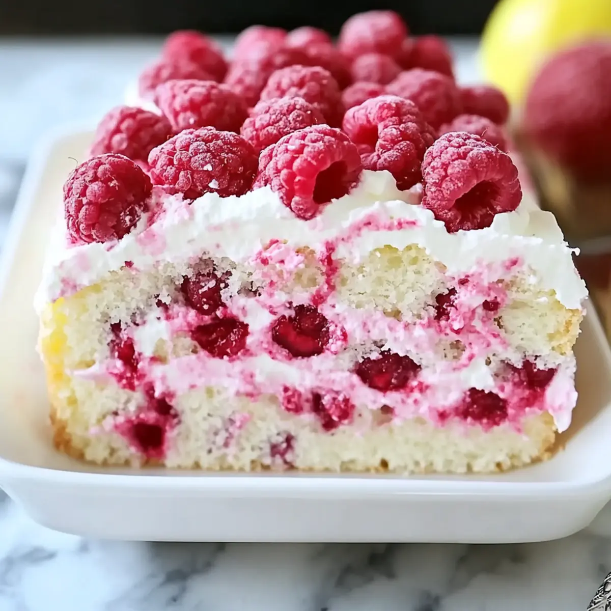 Mothers Day Raspberry Cream Angel Food Cake: A Sweet Surprise