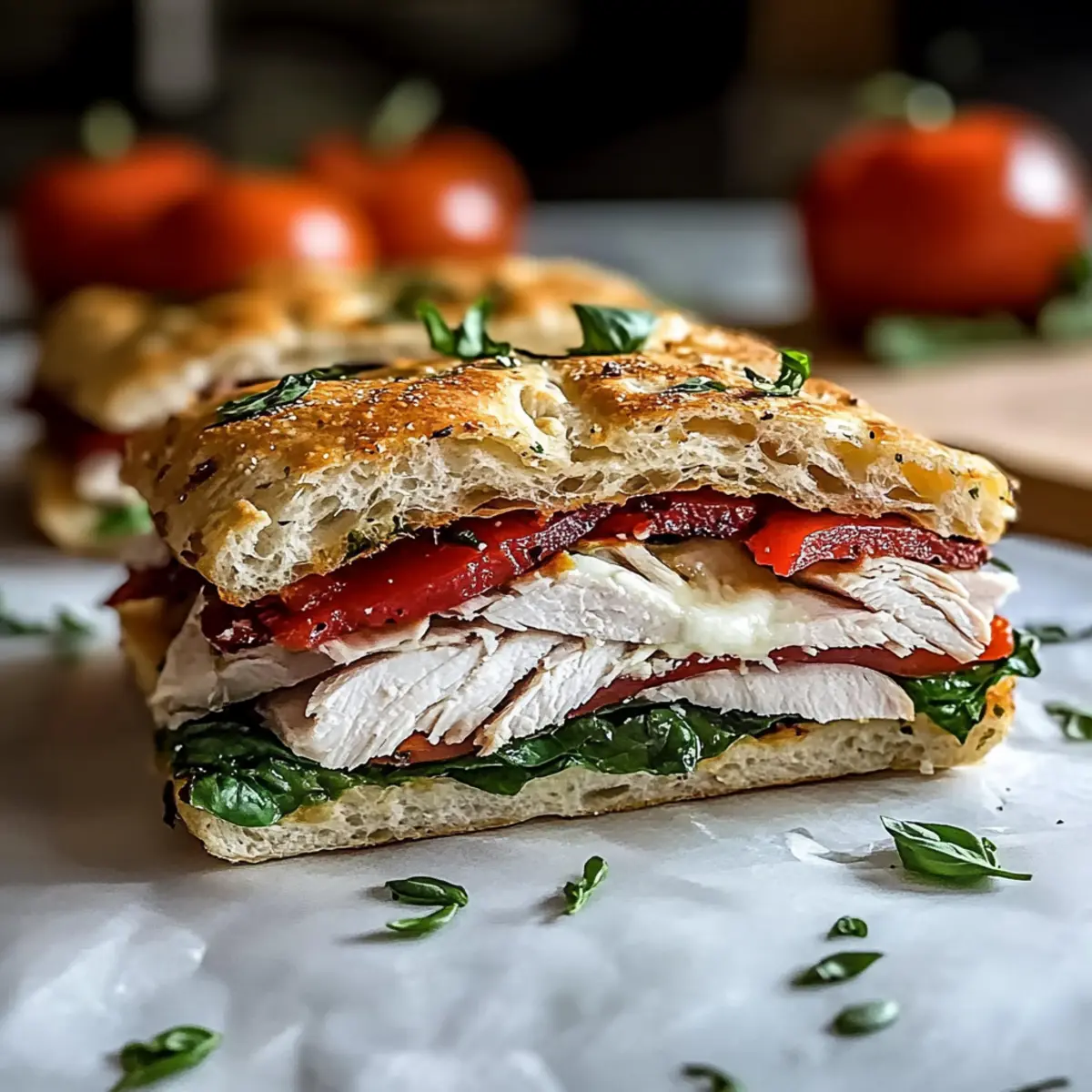 Delicious Italian Turkey Focaccia Sandwiches to Elevate Lunch