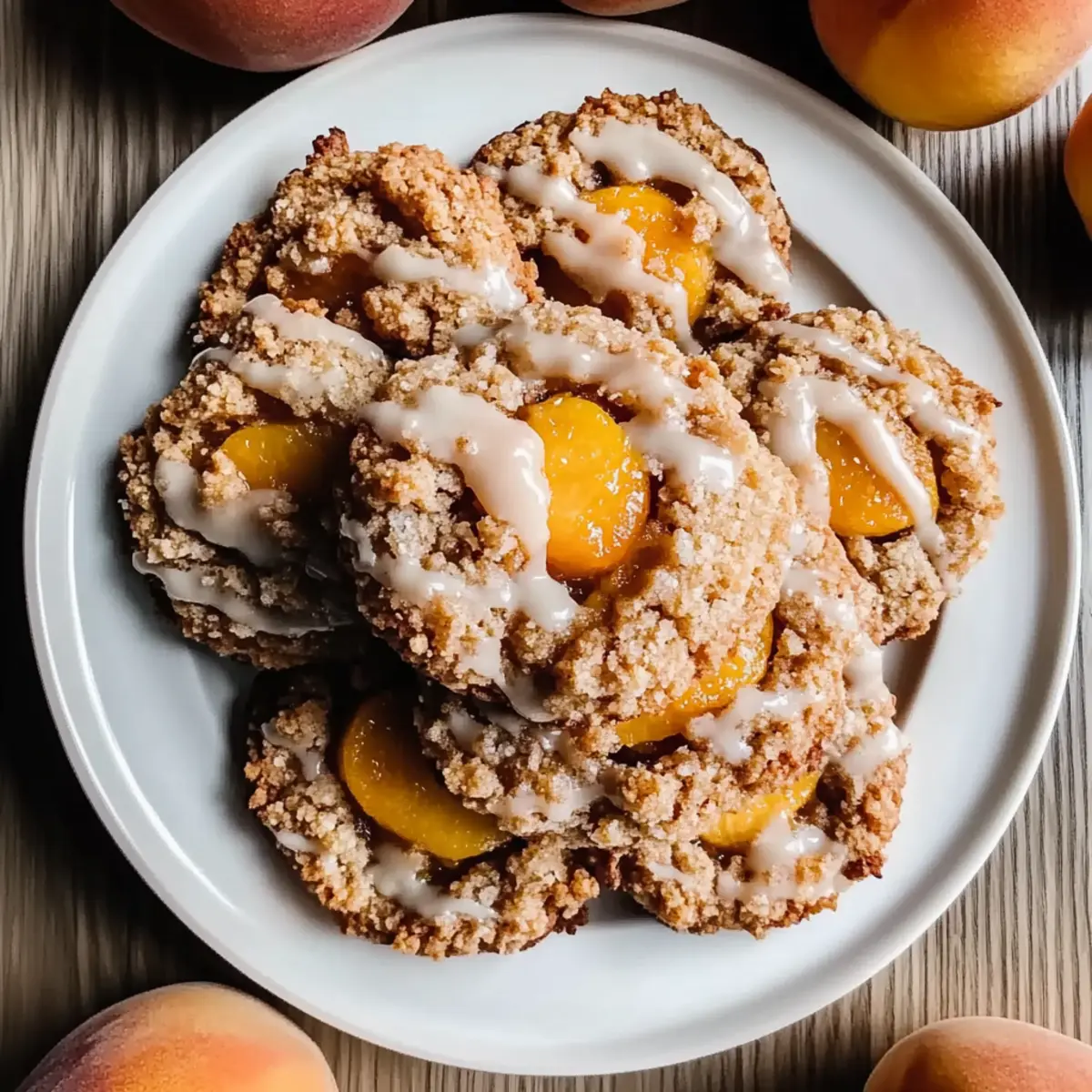 Picnic Idea Peach Cobbler Cookies That Brighten Your Day