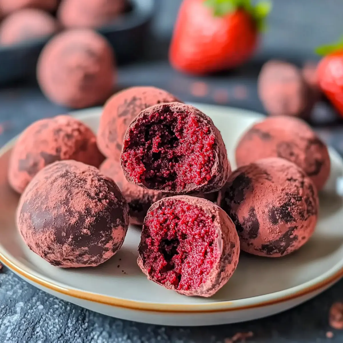 Delicious Dairy-Free Strawberry Chocolate Truffles to Savor