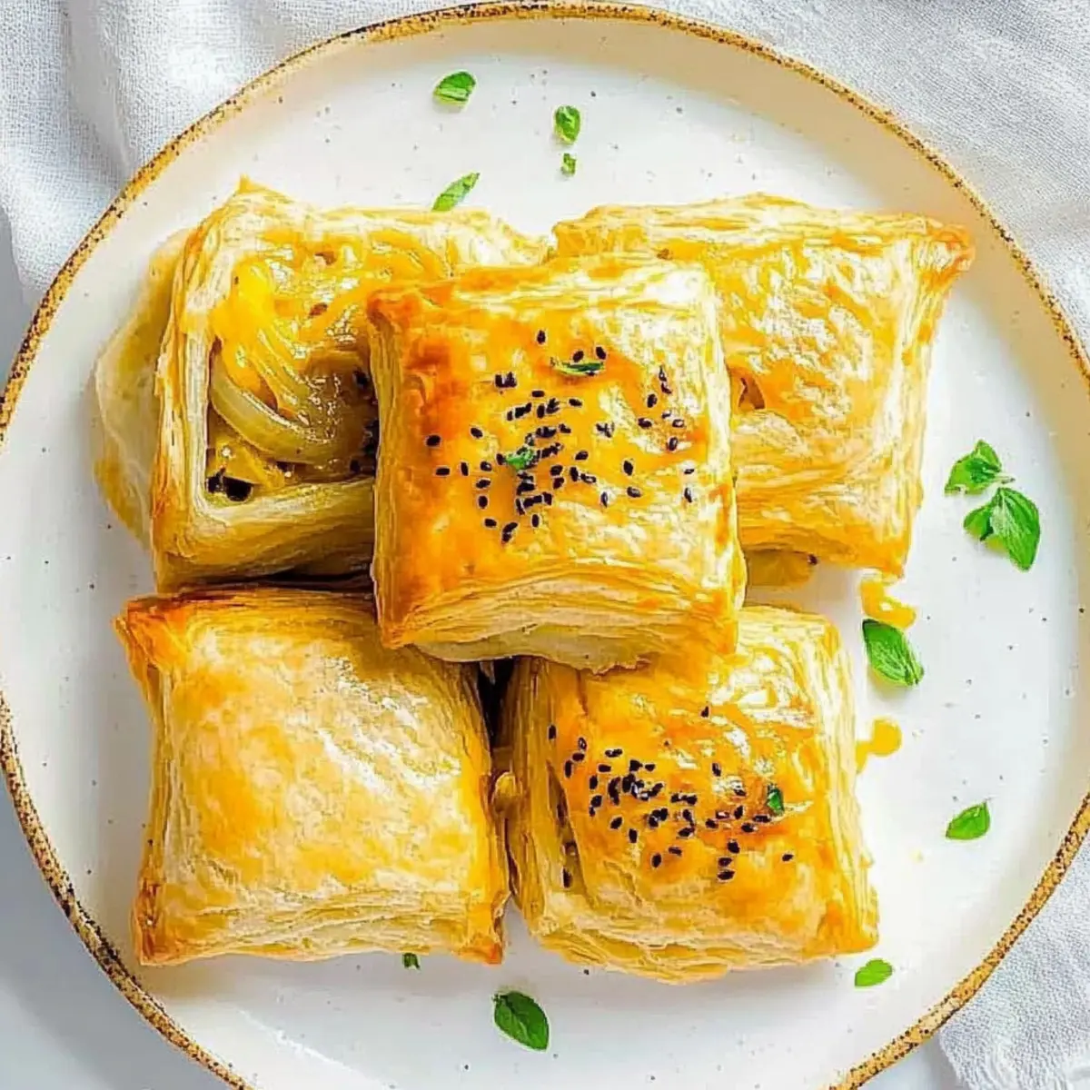 Picnic Idea Cheese & Onion Rolls for Cozy Outdoor Snacking