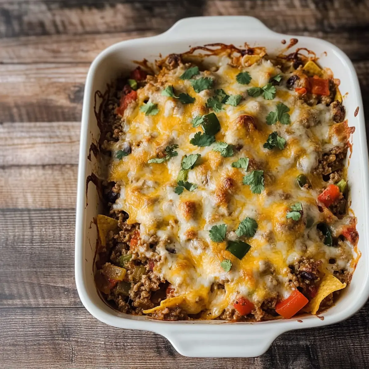Beefy Nacho Casserole: A Cheesy Comfort You’ll Crave