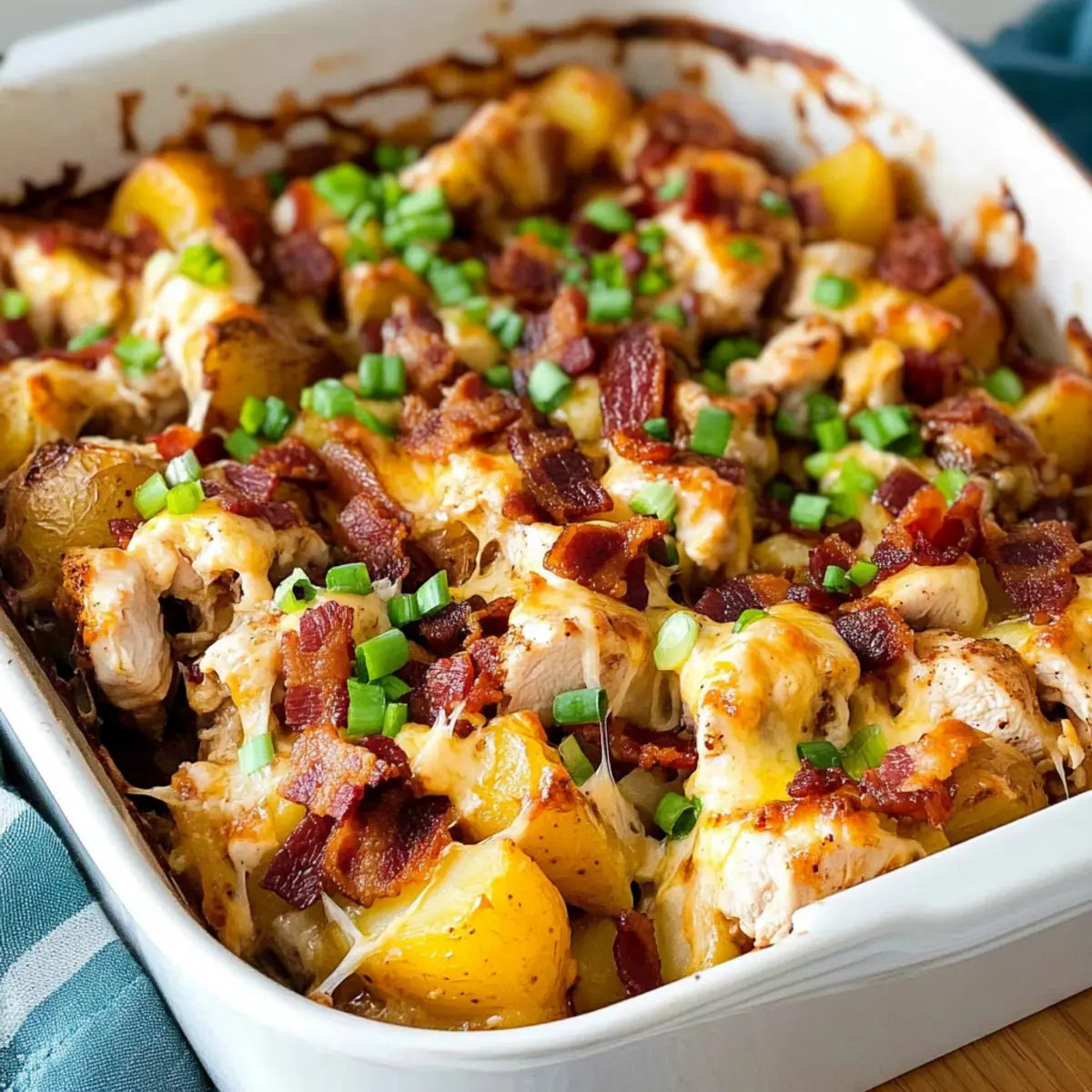 Loaded Chicken and Potato Casserole for Ultimate Comfort Food