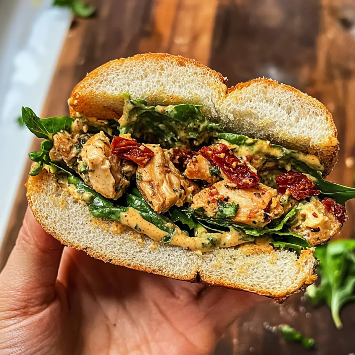 Marry Me Chicken Chopped Salad Sandwich: Flavor That Wins Hearts