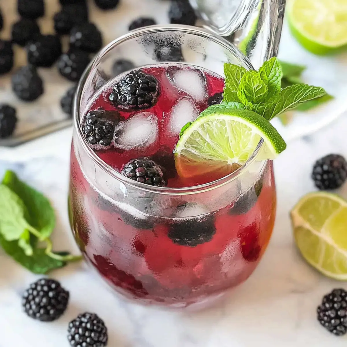 Refreshing Blackberry Mojito Mocktail for All Ages