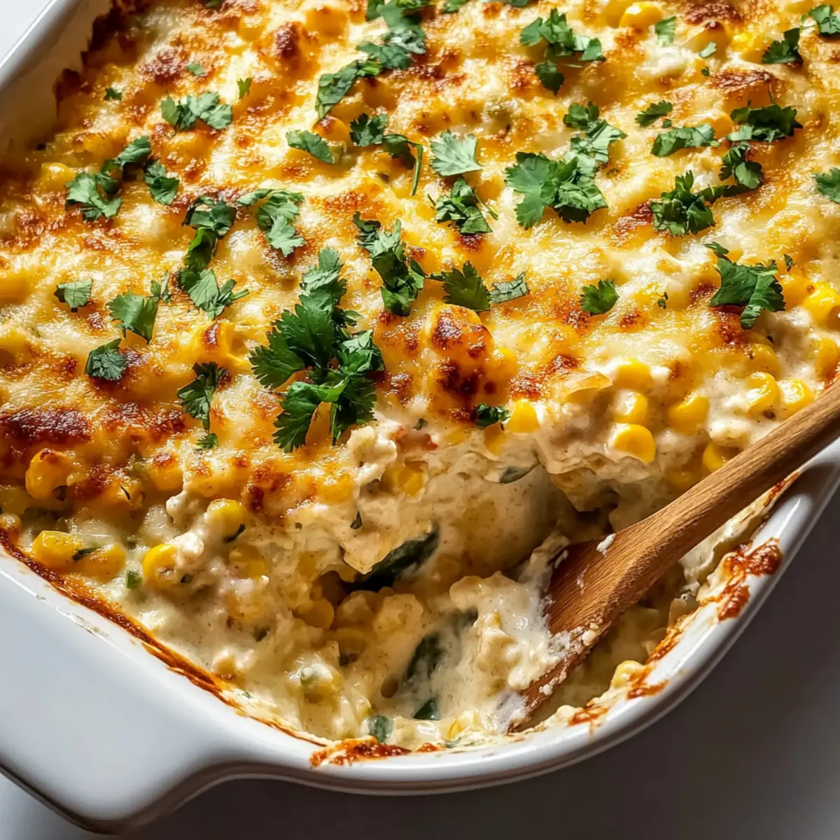 Creamy Street Corn Chicken Casserole for Cozy Nights