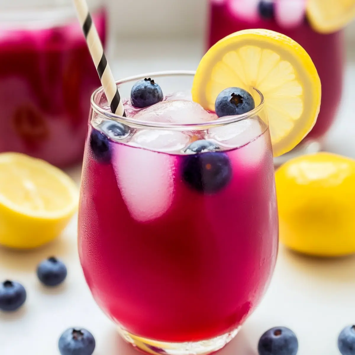 Refreshing Blueberry Lemonade for Hot Summer Days