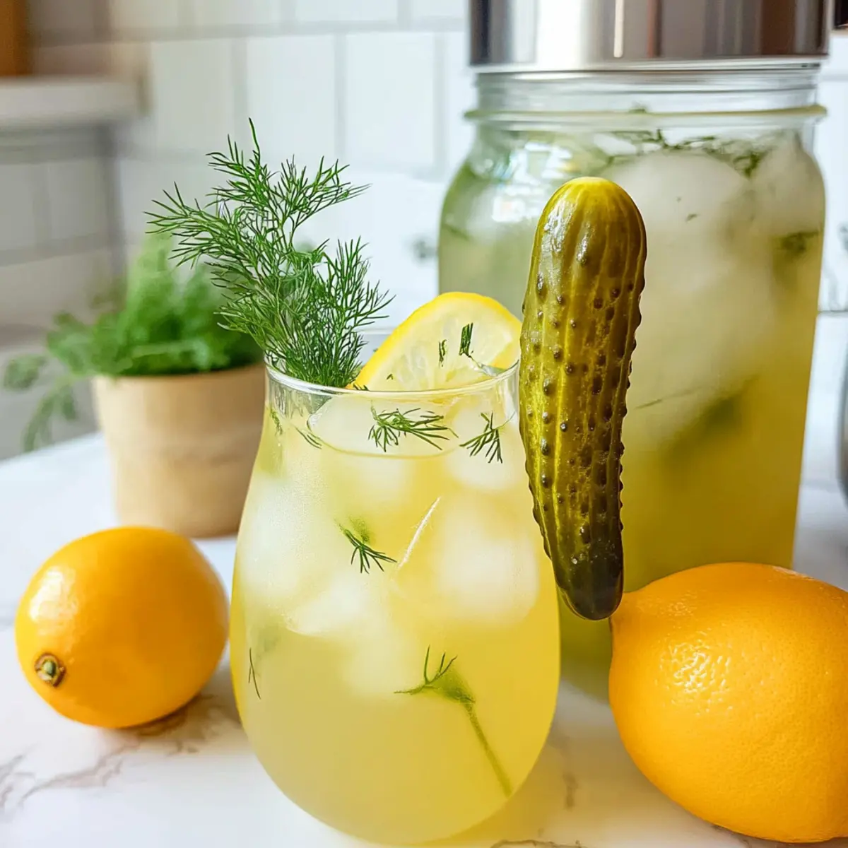Zesty Pickle Lemonade: A Refreshing Twist for Summer Bliss