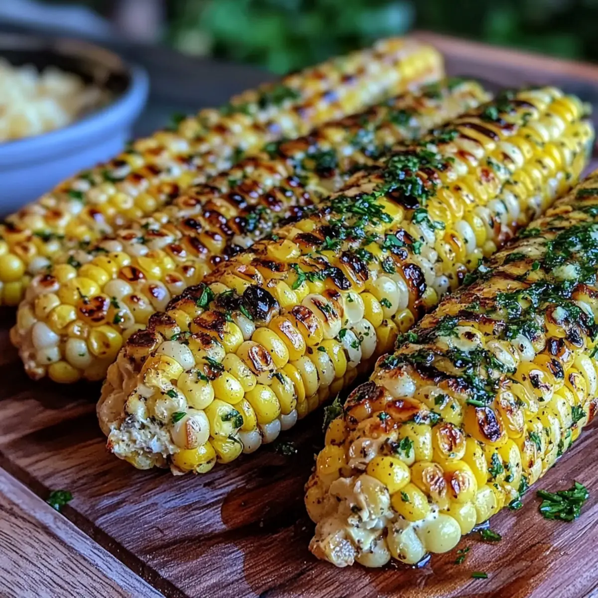 Mouthwatering Grilled Corn on the Cob with Herb Butter Bliss