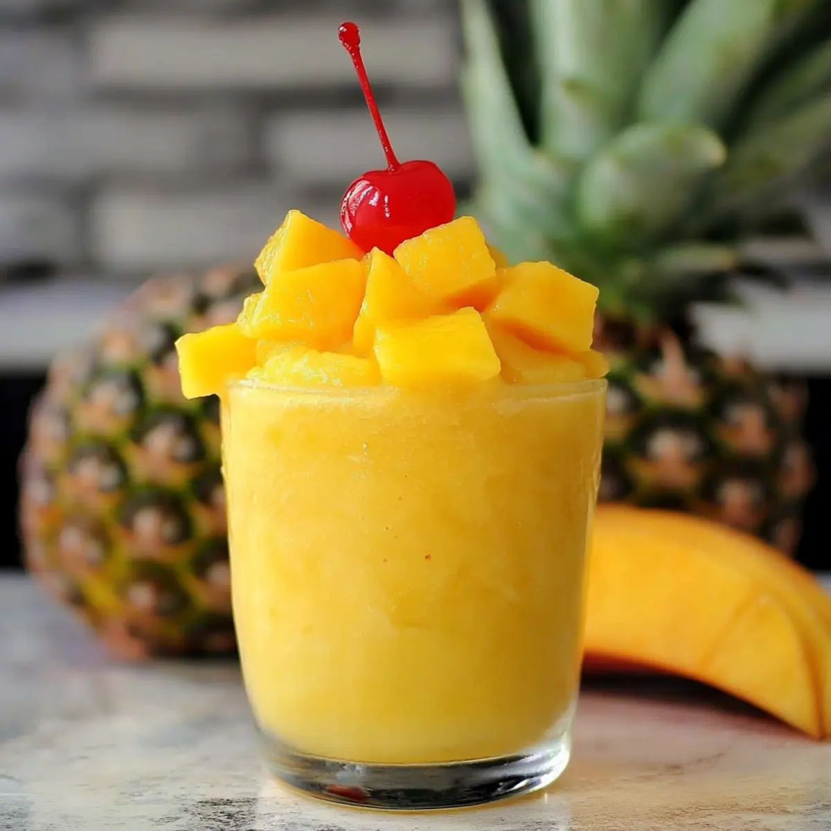 Refreshing Mango & Pineapple Tropical Slushies for Summer Bliss