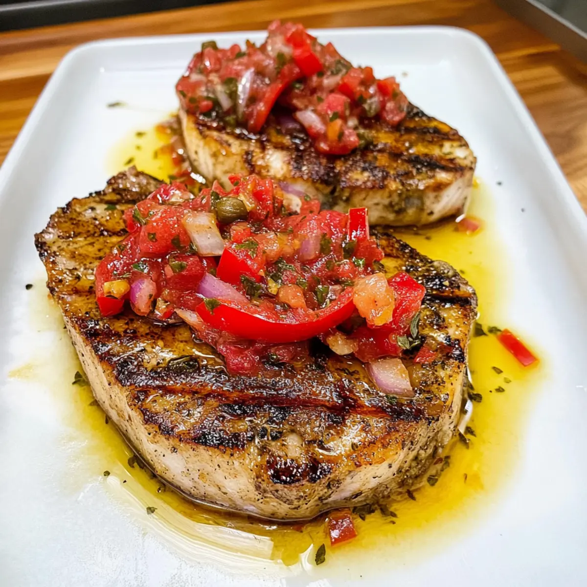 Grilled Swordfish with Mediterranean Salsa for a Fresh Twist