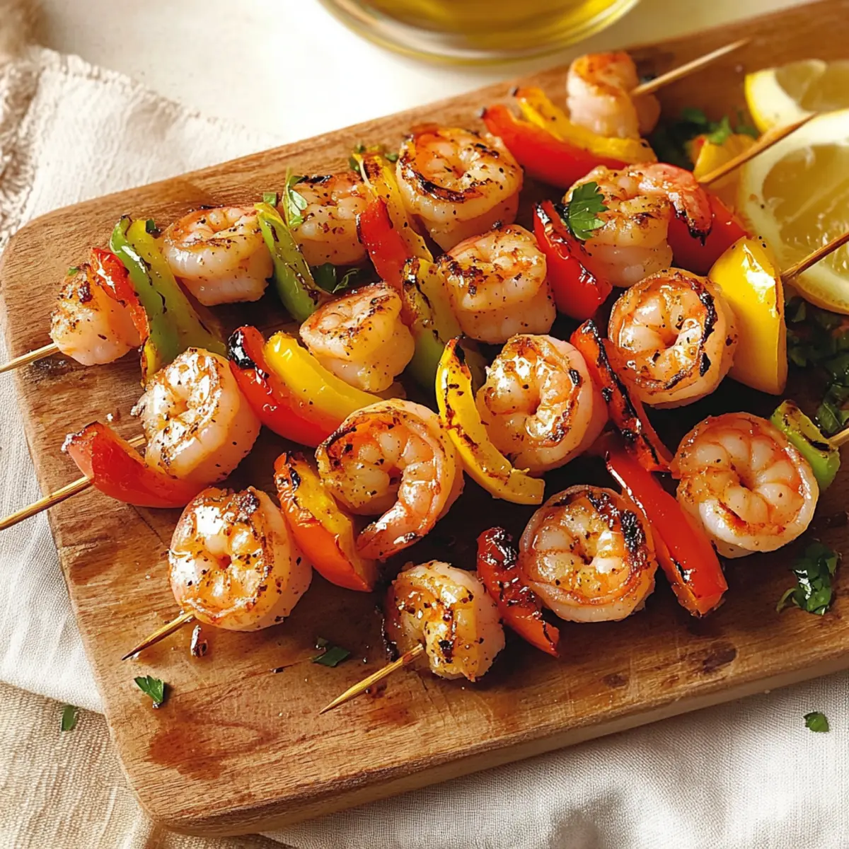 Savor the Summer: Spanish Garlic Shrimp on Skewers Recipe