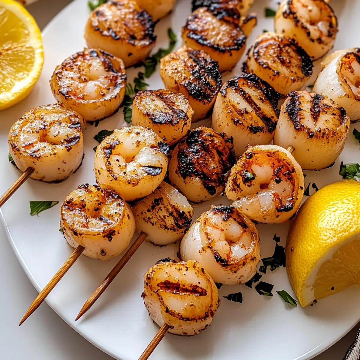 Grilled Scallops and Shrimp Kabobs for a Flavorful Feast