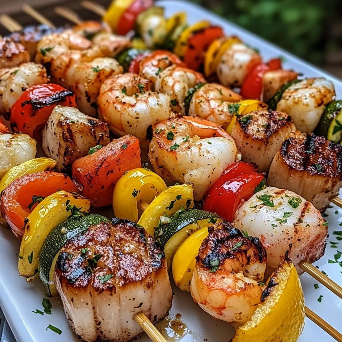 Grilled Seafood Skewers for a Flavorful Summer Feast