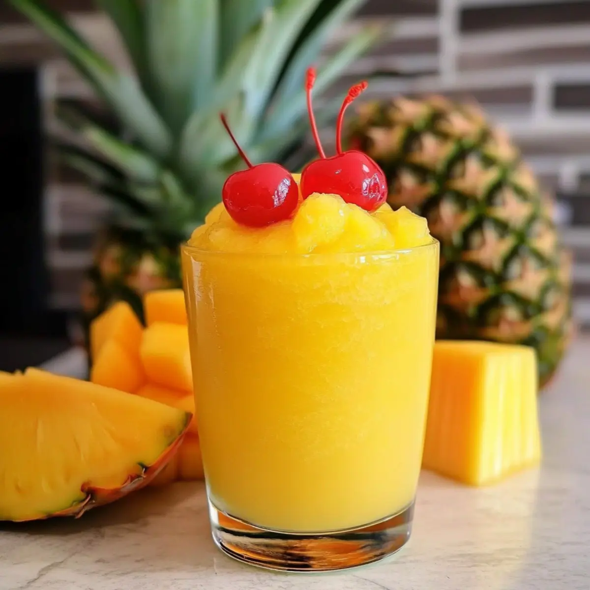 Mango & Pineapple Tropical Slushies for a Refreshing Summer Treat