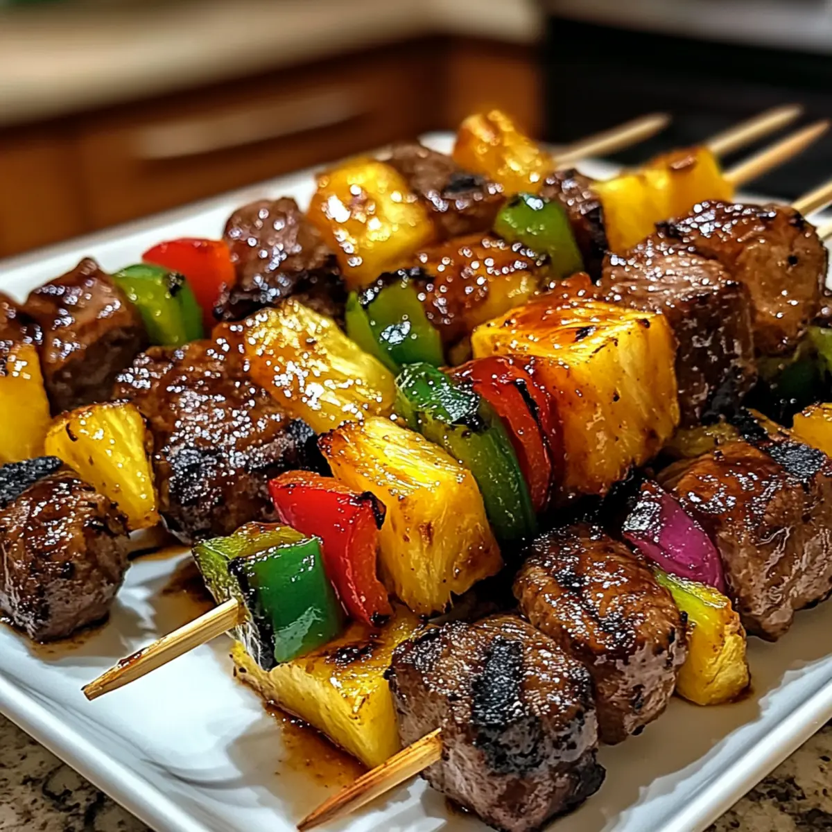 Smoky BBQ Beef and Pineapple Skewers for Ultimate Summer Flavor
