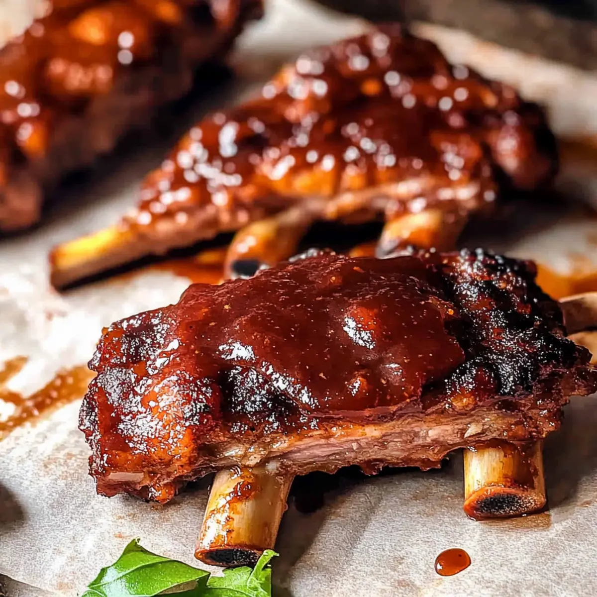 Sticky BBQ Vegan Ribs That Melt in Your Mouth