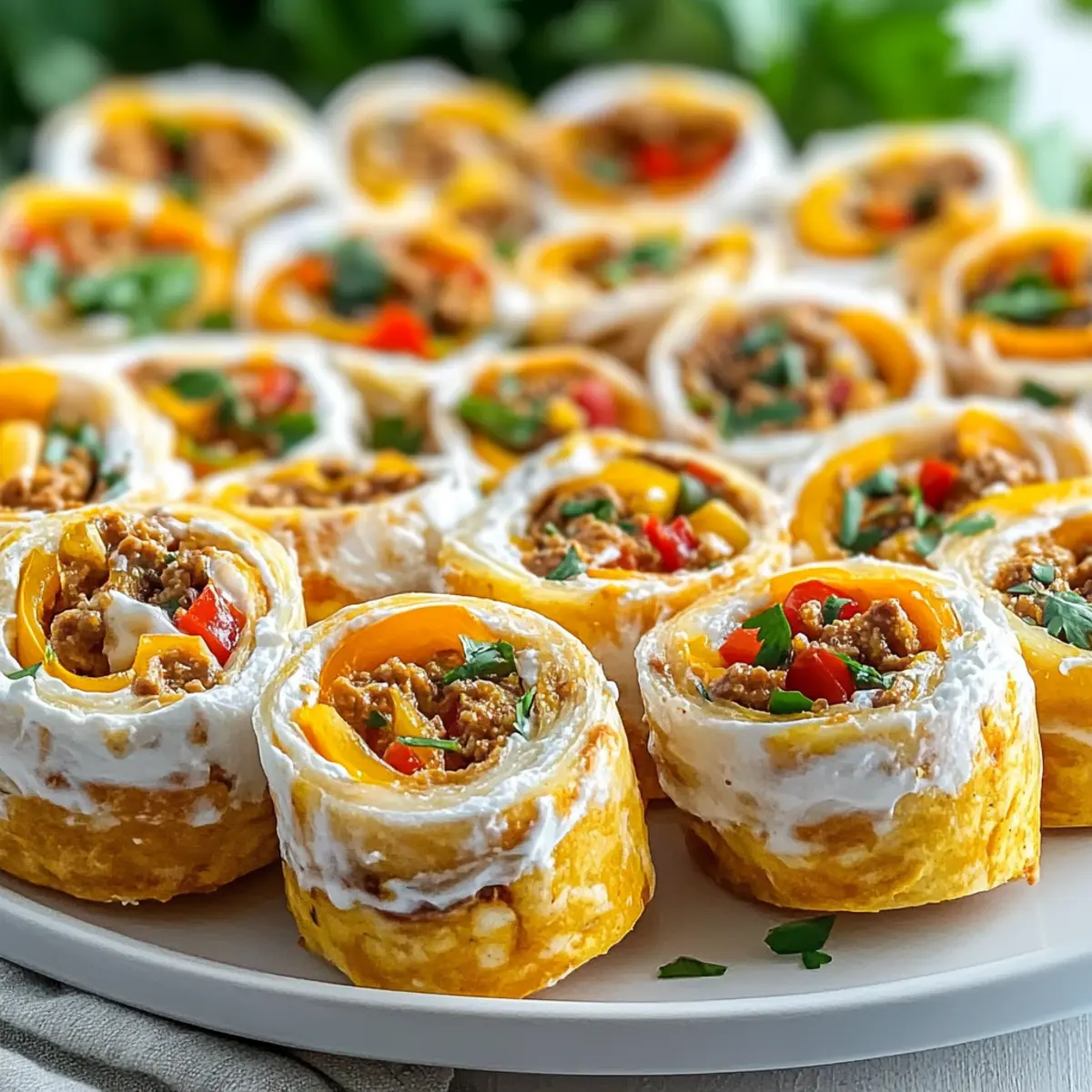 Vibrant Mexican Fiesta Pinwheels for Quick Party Fun