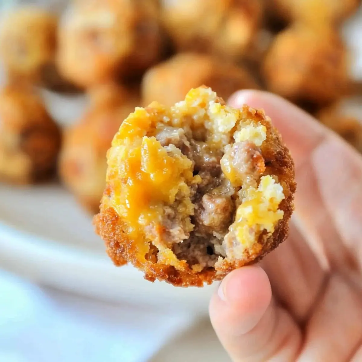 Savory Bisquick Sausage Balls: Easy 3-Ingredient Delight