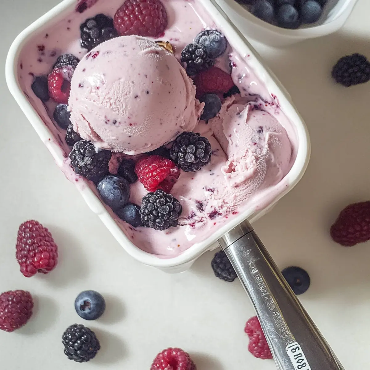 Creamy Berry Frozen Yogurt: A Guilt-Free Summer Delight