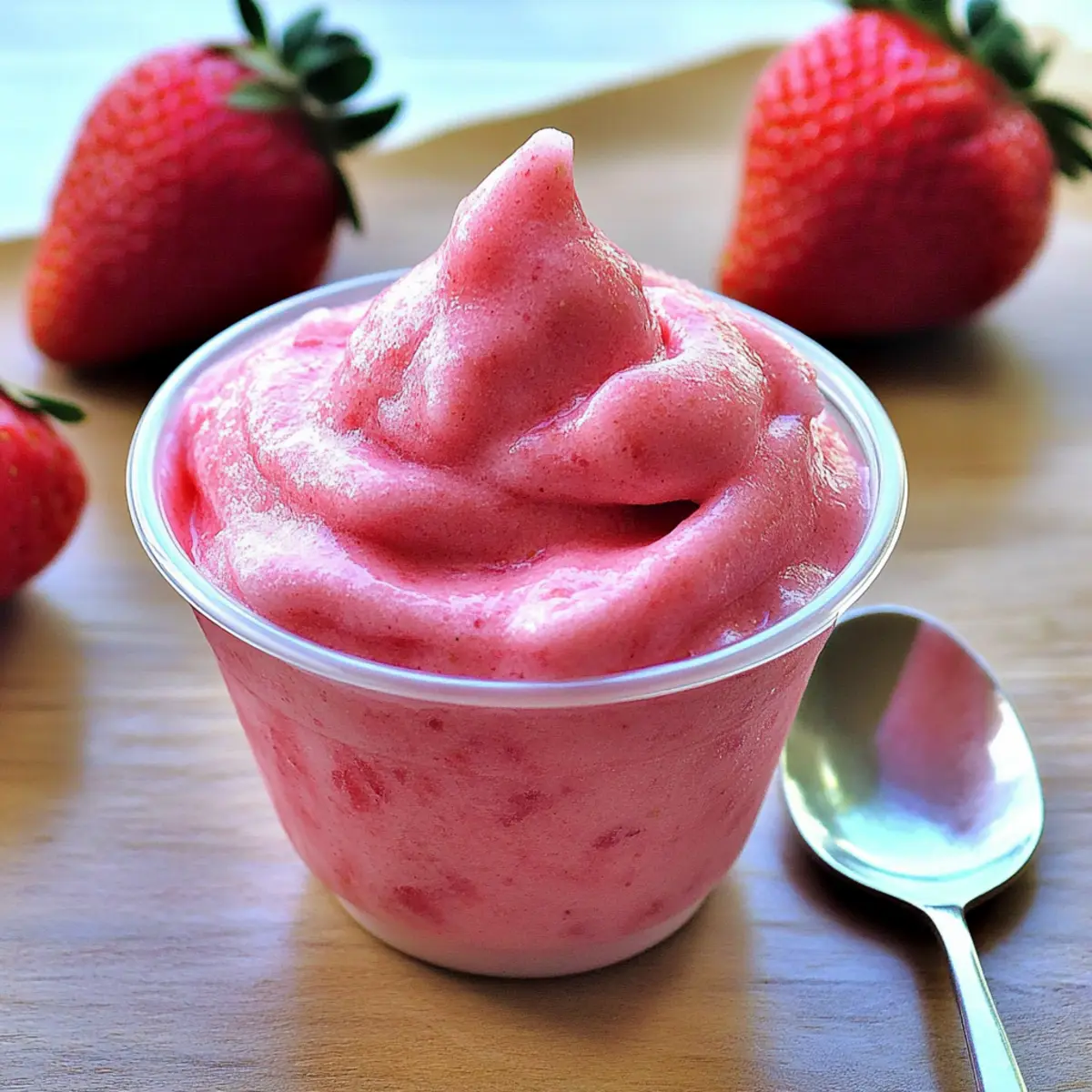 Creamy Strawberry Dole Whip: Your Guilt-Free Summer Treat