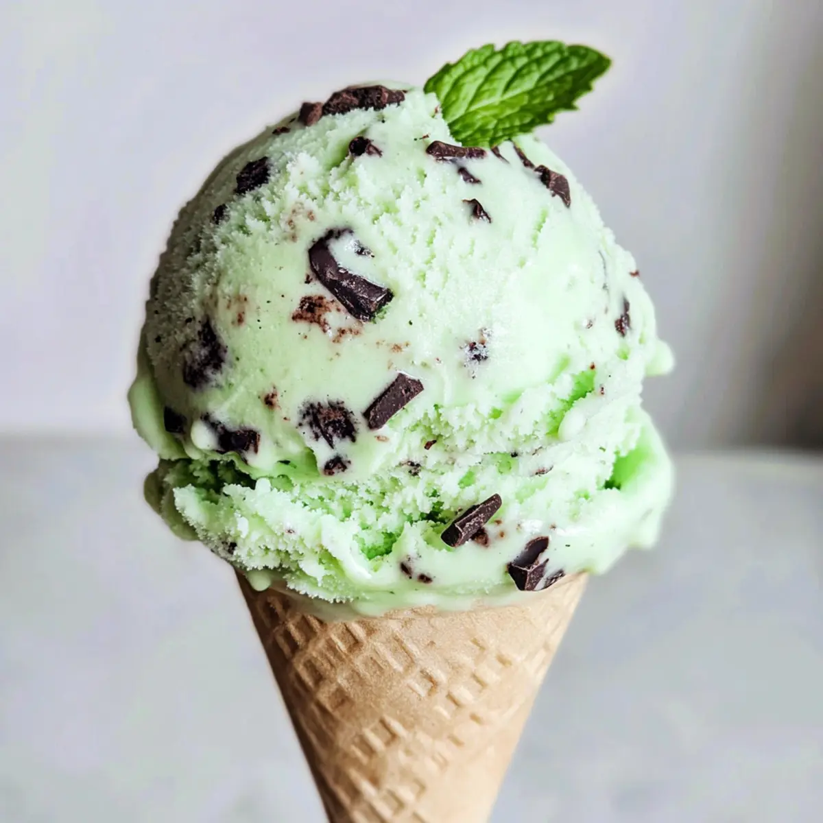 Creamy Mint Chocolate Chip Italian Gelato You’ll Crave