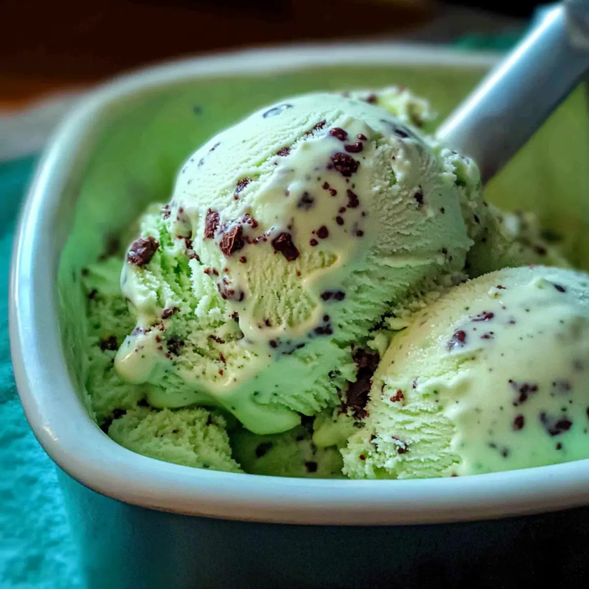 Creamy Mint Chocolate Chip Ice Cream That's a Summer Must!