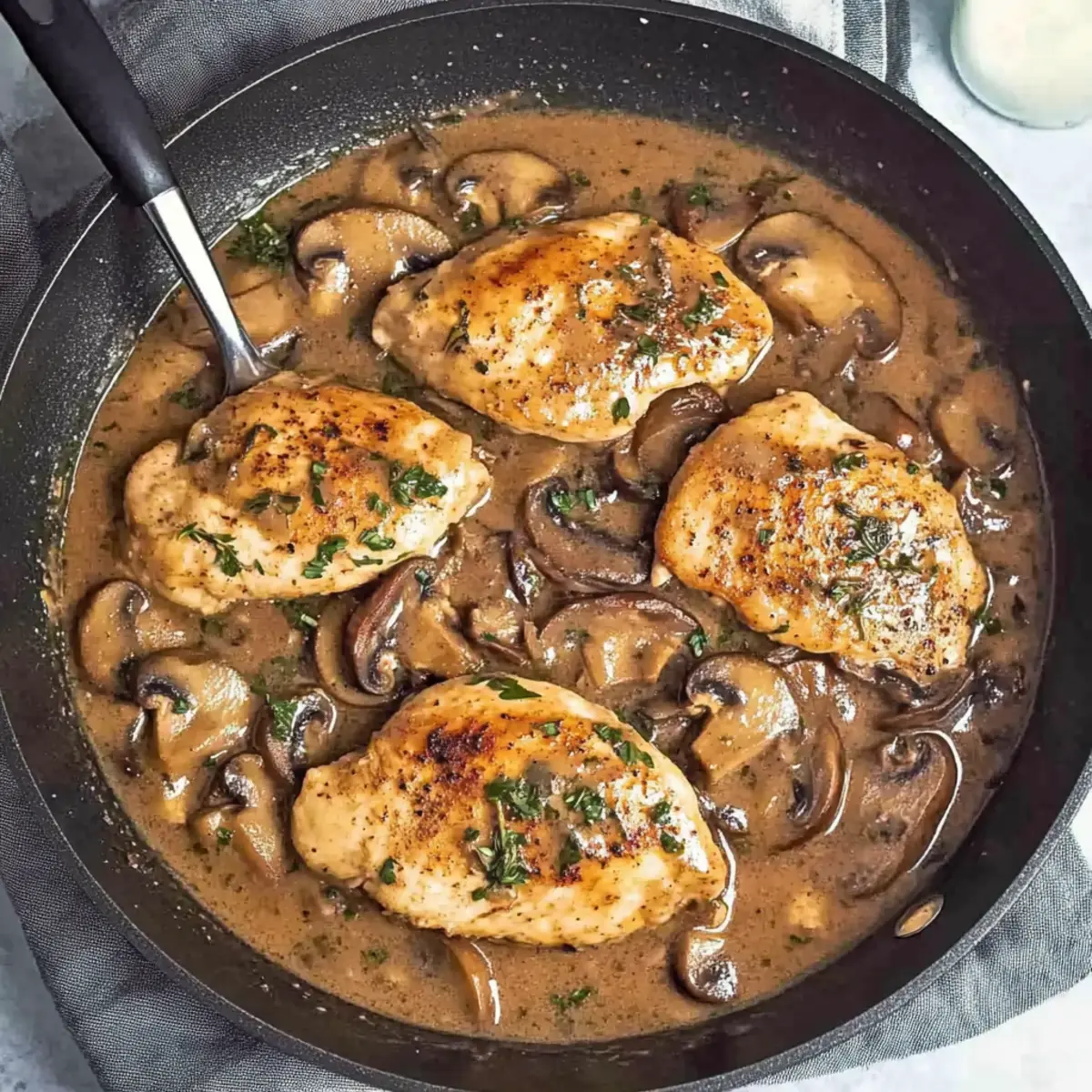 Creamy Mushroom Chicken Skillet: A Cozy Weeknight Delight
