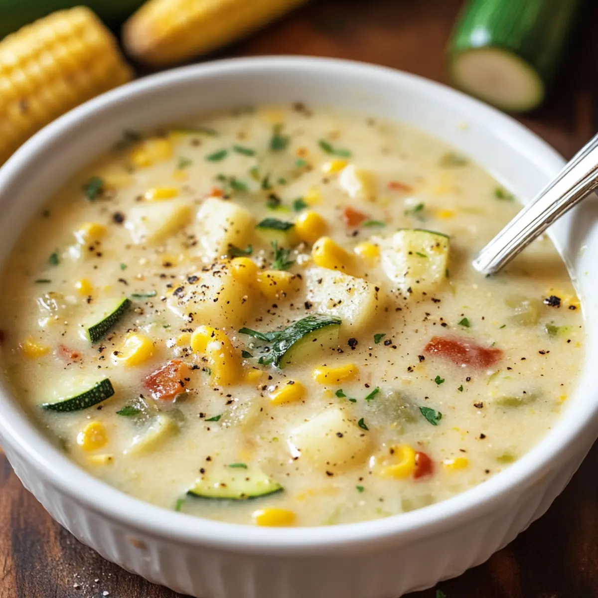 Creamy Summer Corn and Zucchini Chowder for Cozy Days