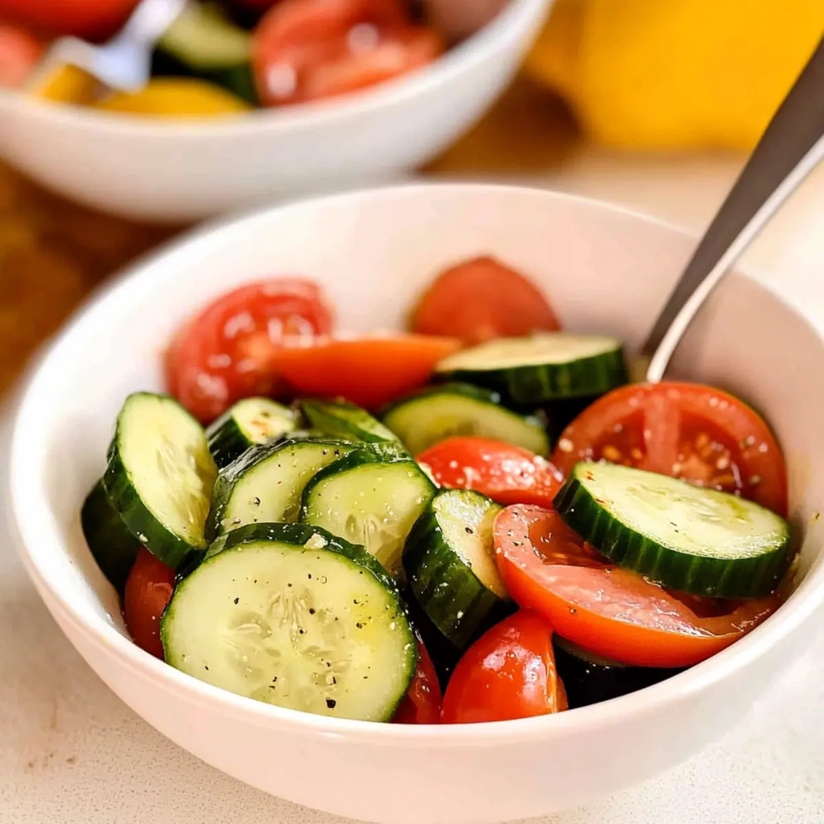 Italian Cucumber and Tomato Salad: A Zesty Summer Delight