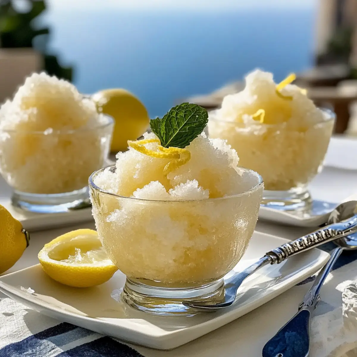 Sicilian Lemon Granita: Your Refreshing Taste of Summer Bliss