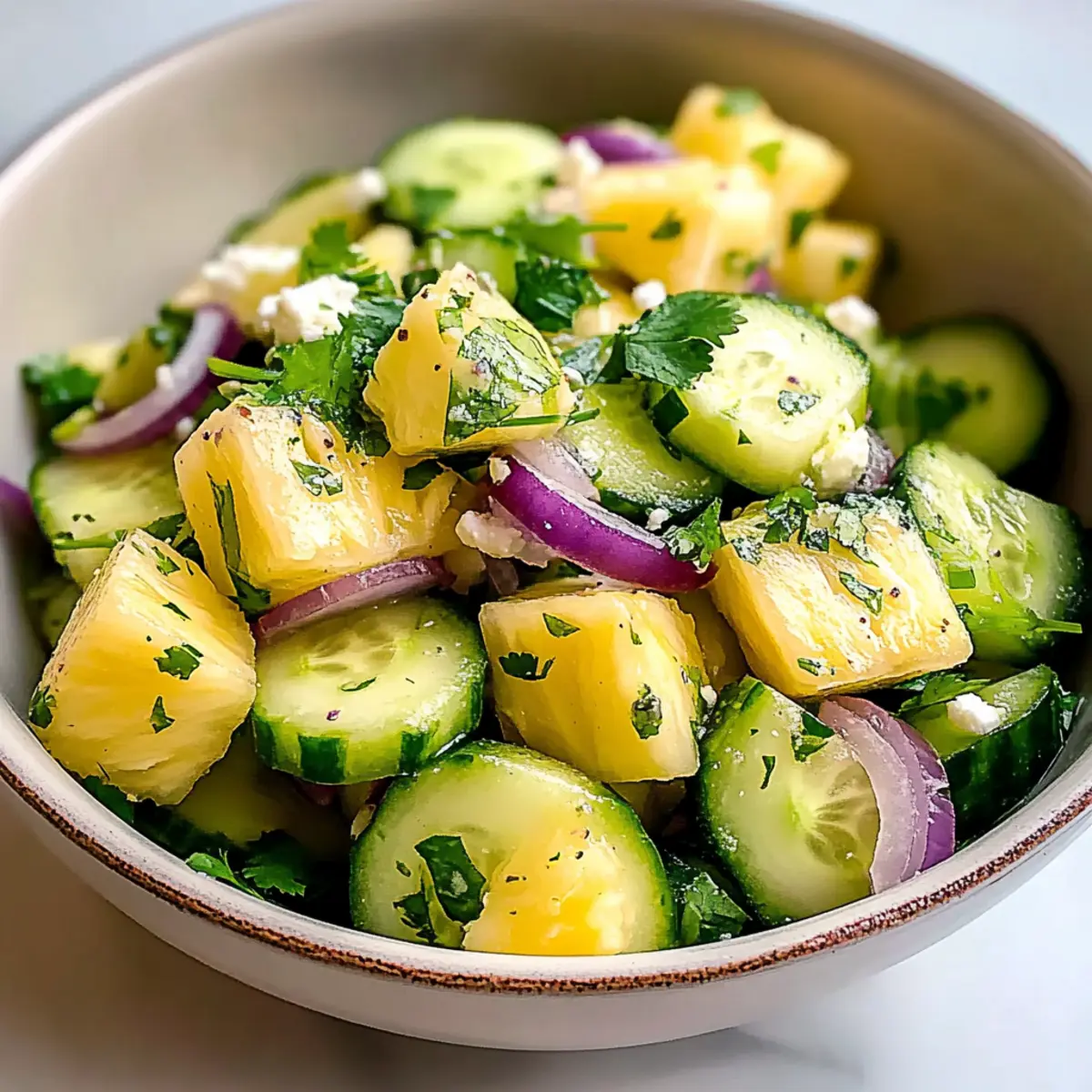 Sweet Pineapple Cucumber Salad: A Refreshing Summer Delight