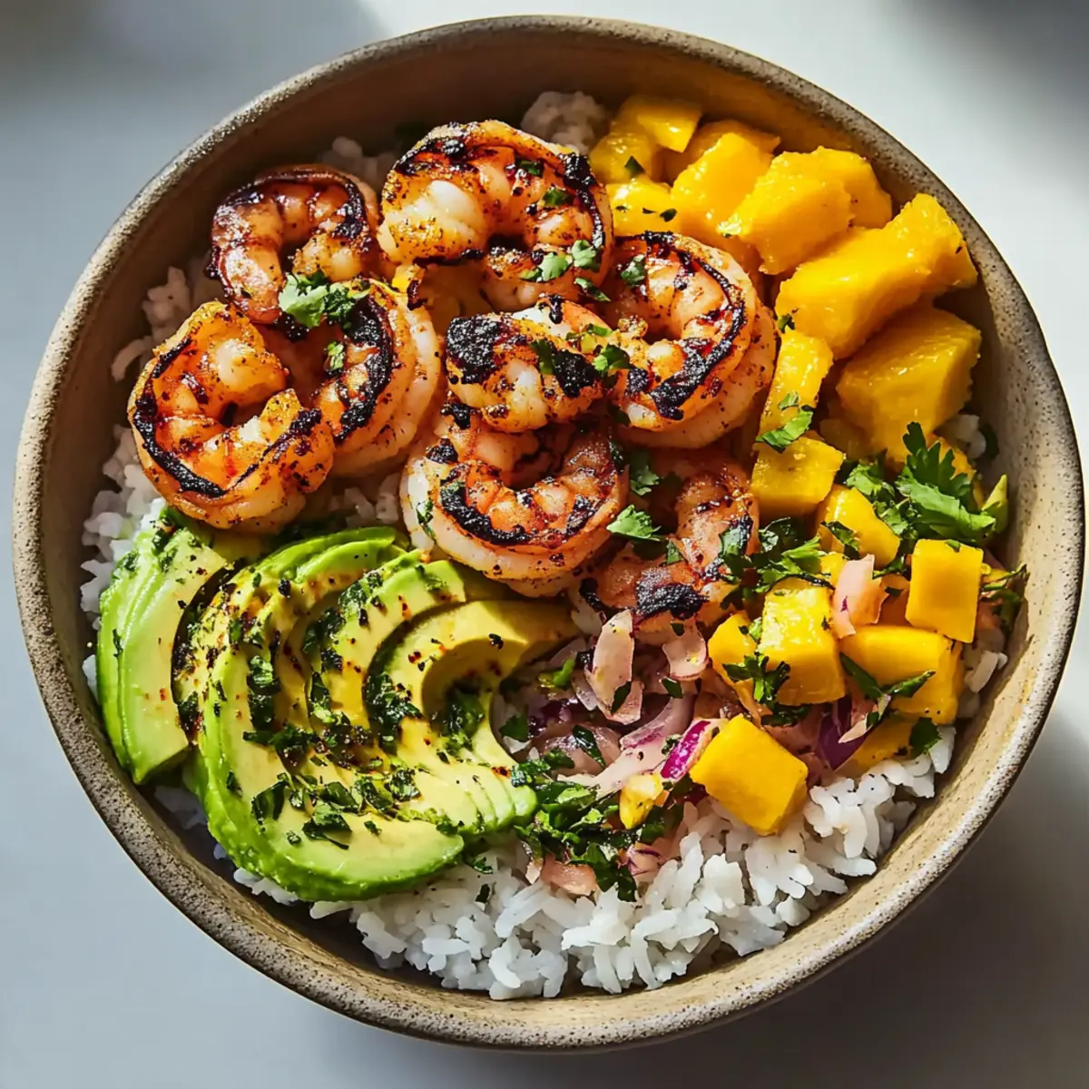 Savor the Best Charred Shrimp and Avocado Bowl Today