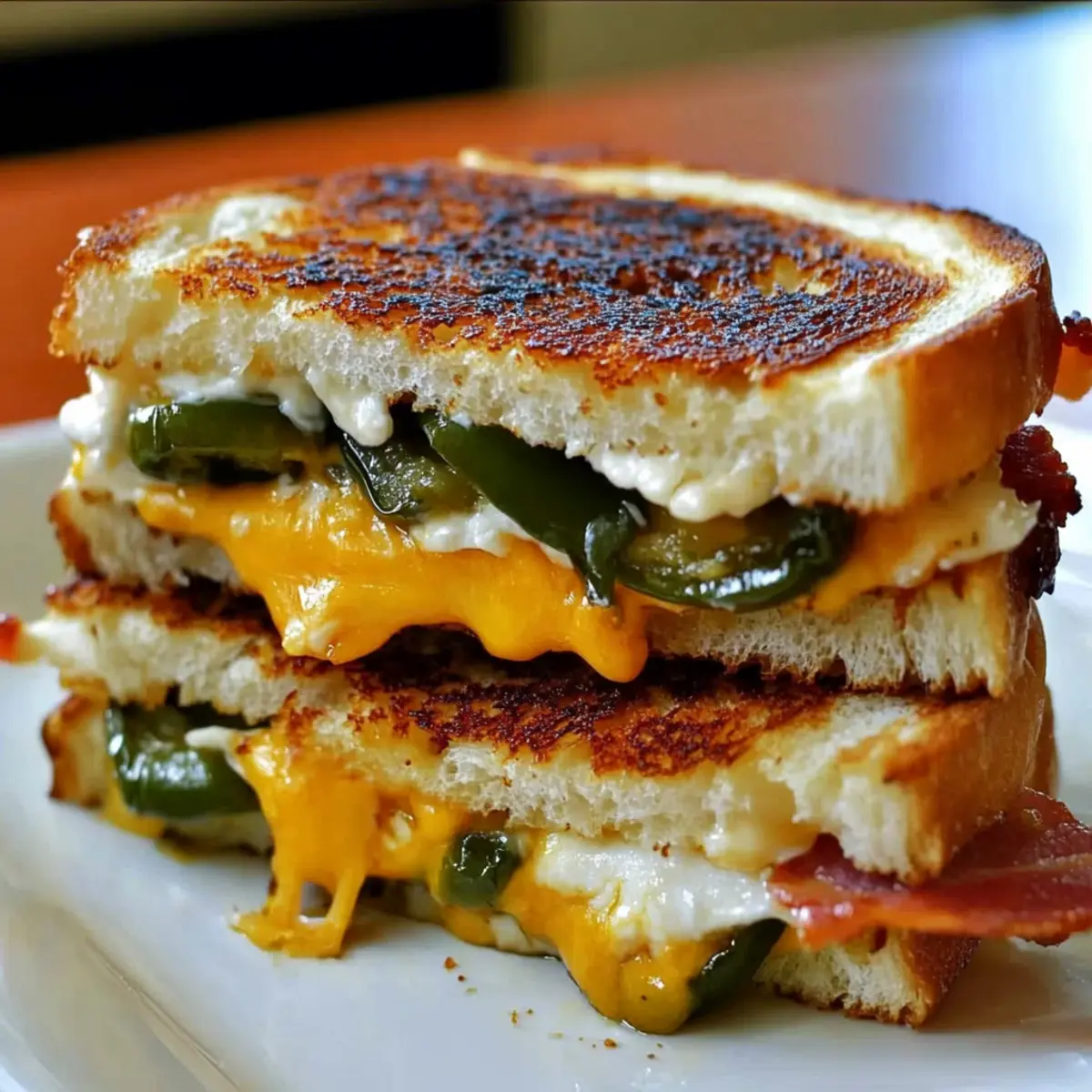 Fathers Day Jalapeno Popper Grilled Cheese: A Spicy Surprise!