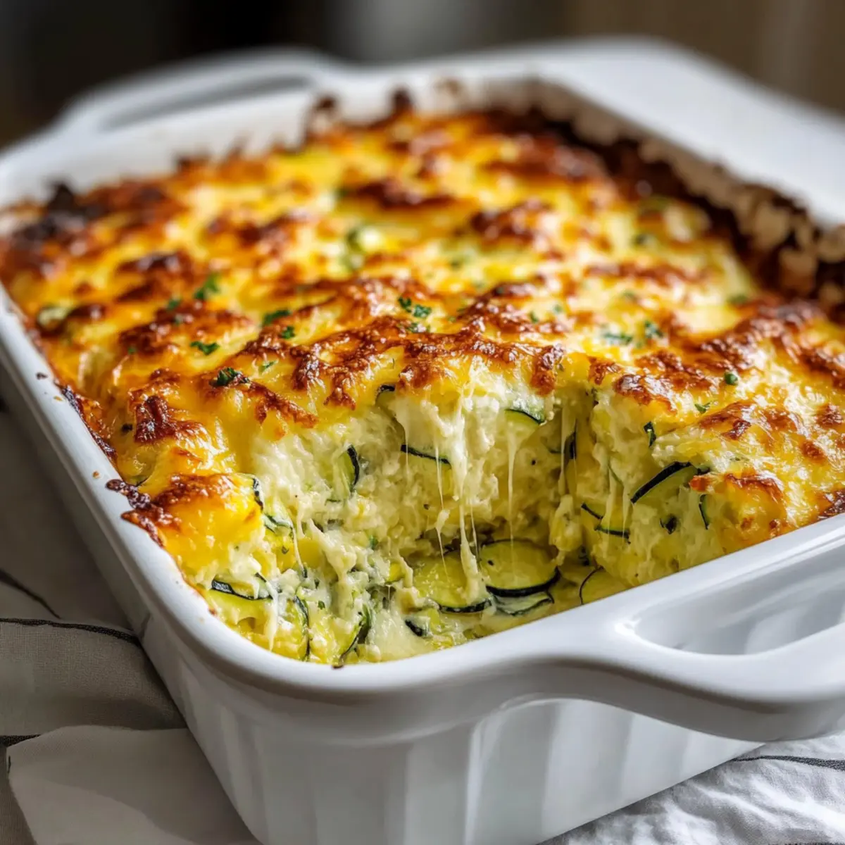 Cheesy Shredded Zucchini Casserole: Comfort Food Made Easy