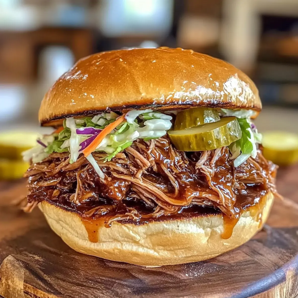 Crockpot Honey Bourbon Pulled Beef Sandwiches for Ultimate Comfort