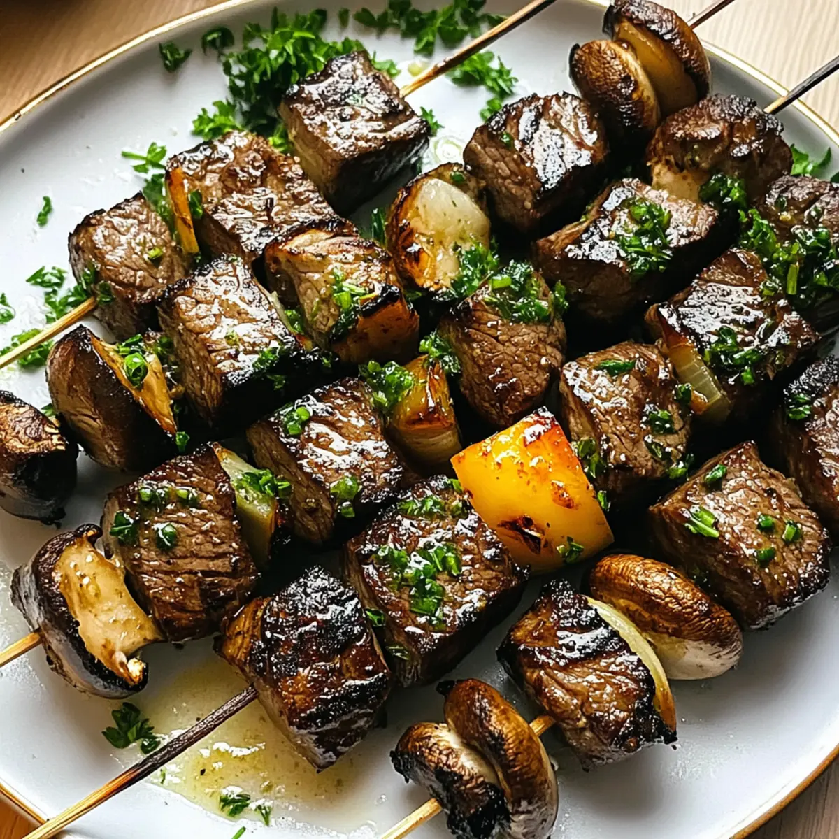 Savory Steak Kabobs With Garlic Butter for Summer Grilling
