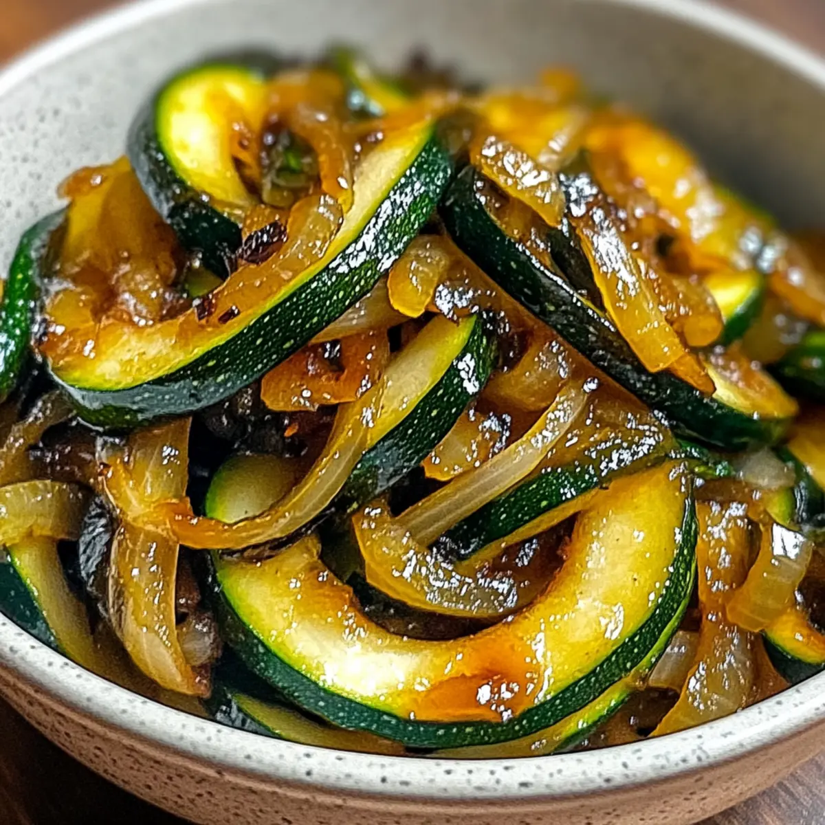 Japanese Zucchini and Onion Stir Fry That Pops with Flavor