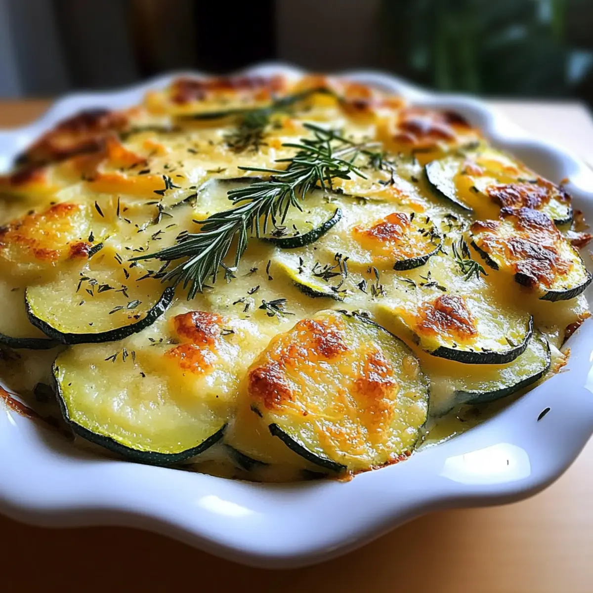 Creamy Potato-Zucchini Gratin for Cozy Comfort Food Nights