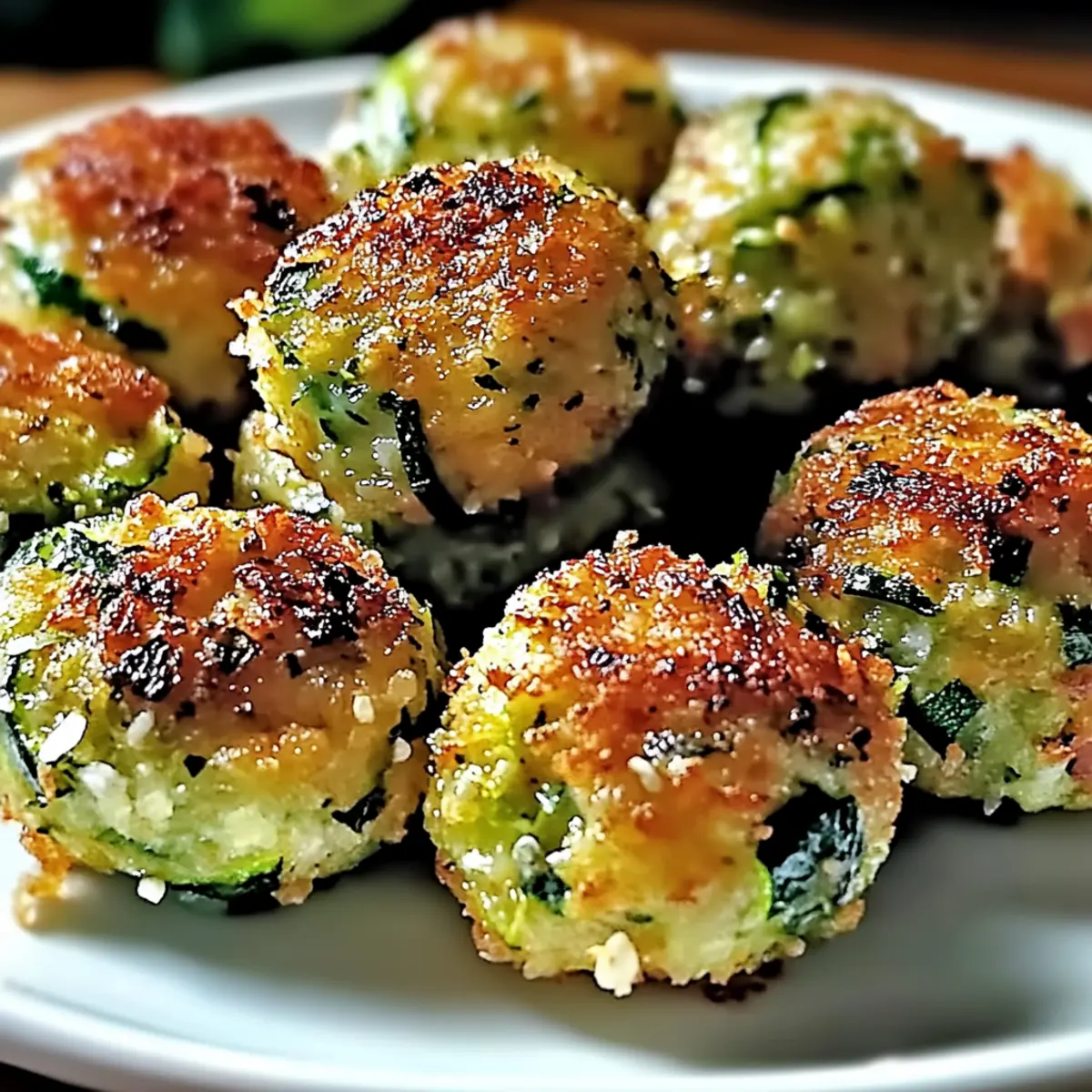 Garlic Zucchini Balls: Crunchy, Flavor-Packed Healthy Snack