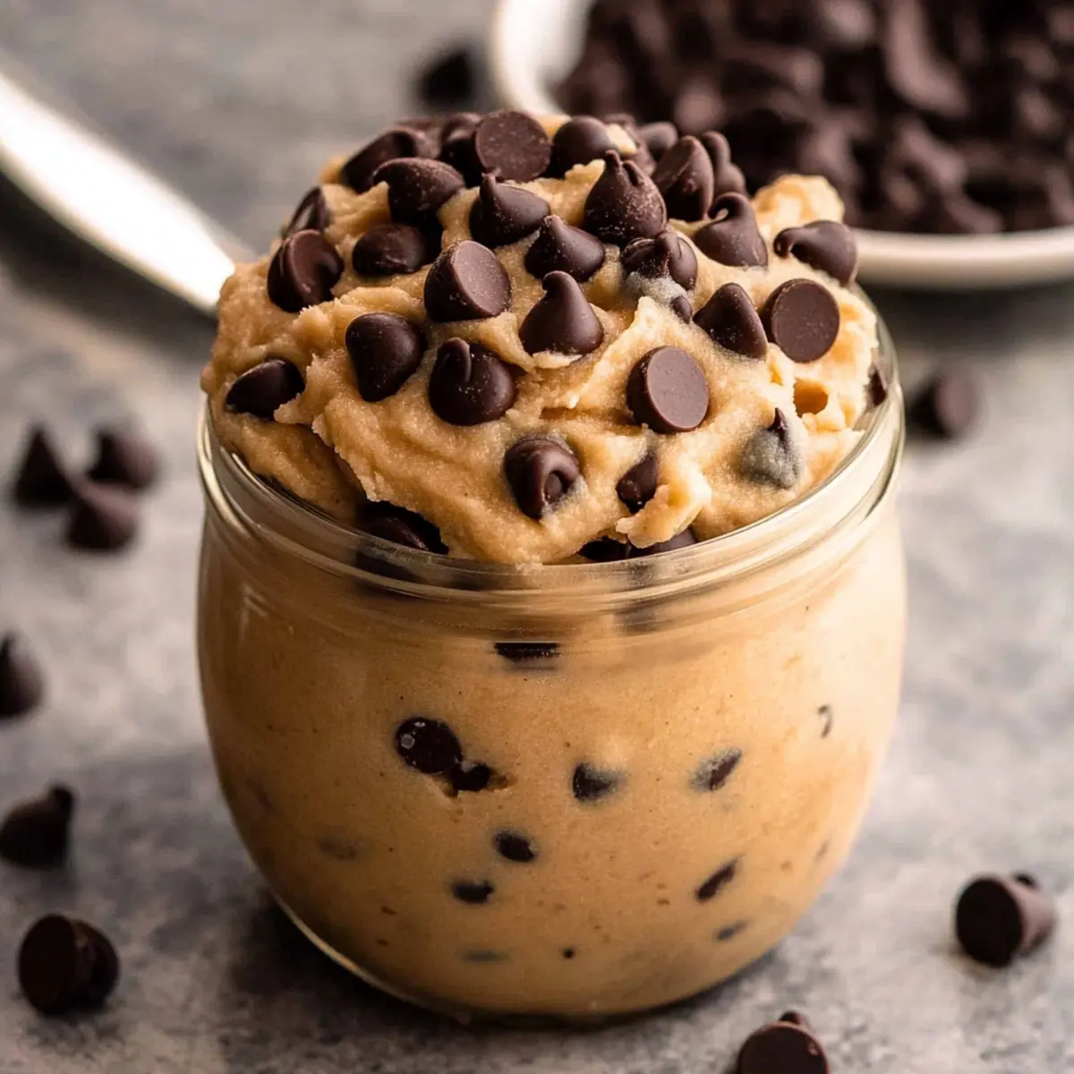 Decadent Edible Cookie Dough for One: Your Perfect Snack