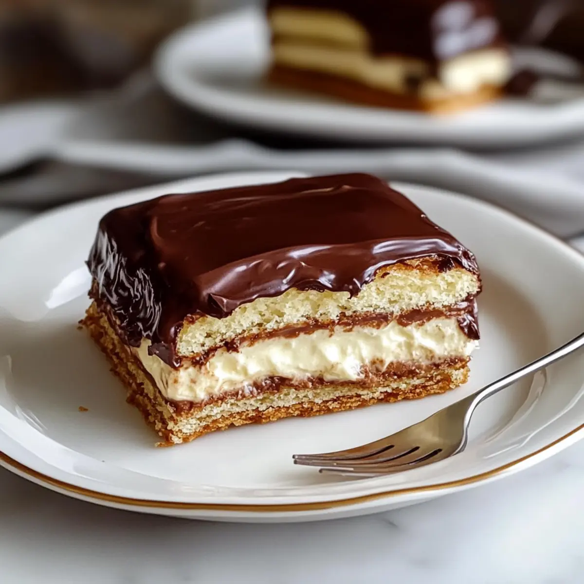 Delicious No-Bake Chocolate Éclair Cake You Must Try Today